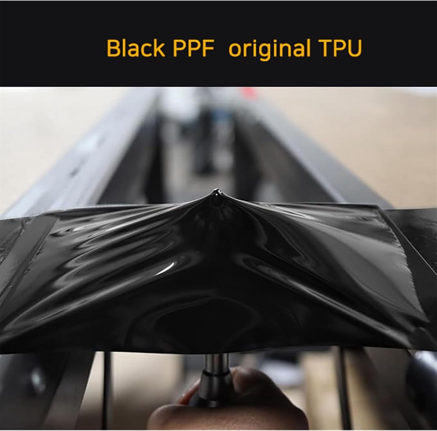 Black Gloss Paint Protection Film Roll – 6" x 60" PPF Wrap | Made in Korea | Self-Healing, UV-Resistant, Hydrophobic Shield for Cars, Trucks, Motorcycles & More