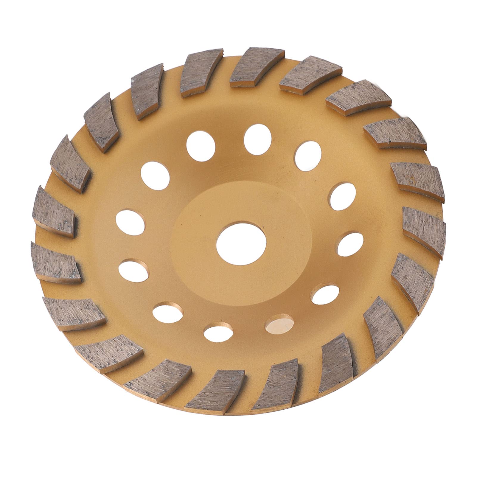Disco abrasivo de Diamante Turbo Resistencia a la oxidación Muela abrasiva de Corte con ID de Arandela 22 mm Oro (180mm)