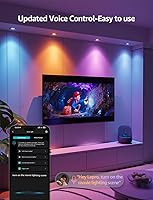 Vista 4 de Lepro BG1 AI GU10 Smart Bulb - RGBCW Dimmable Color Changing LED Bulbs Works with Alexa & Google Assistant, Personalized Al Lighting Designer, Voice