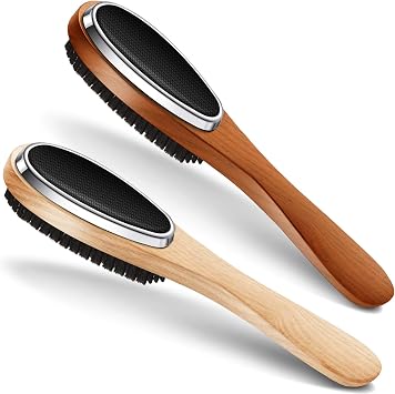 2 Pieces 3 in 1 Lint Cloth Brush Double Sided Garment Brush Lint Remover