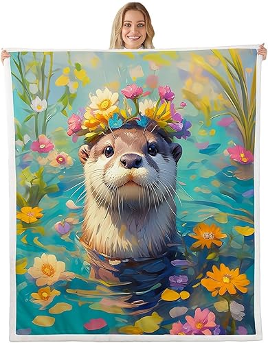 Vista 27 de Manta de cama de margaritas blancas, manta de franela rústica con flores florecientes de jardín natural para decoración de habitaciones, manta