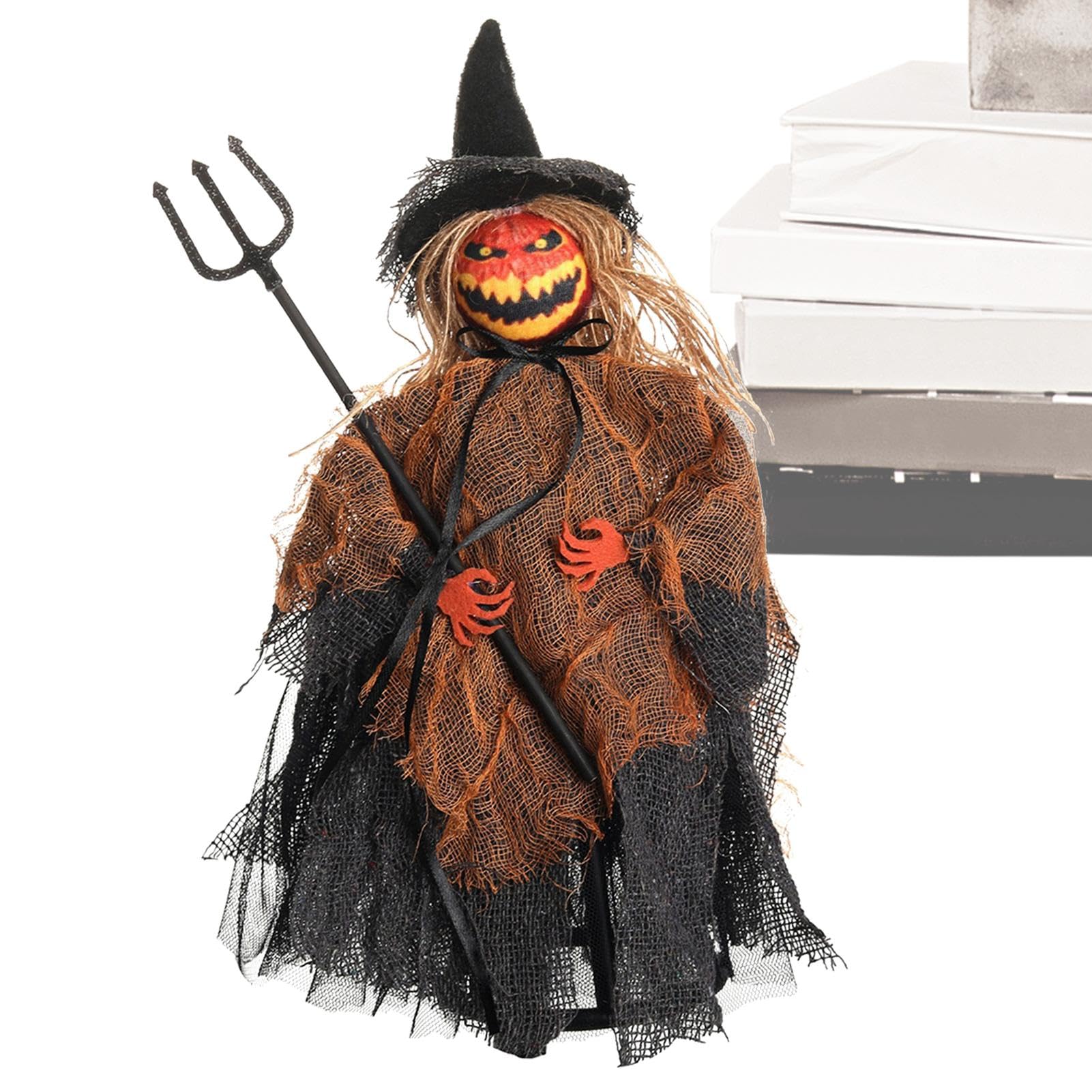 Decoración para árbol de Halloween que resuelve la falta de espacio y adorna tu mesa