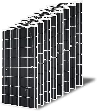 800W Flexible Solar Panel Flexible Waterproof 8pcs 100W Solar Module, Monocrystalline Solar Panel, for Car, Camping, Boat
