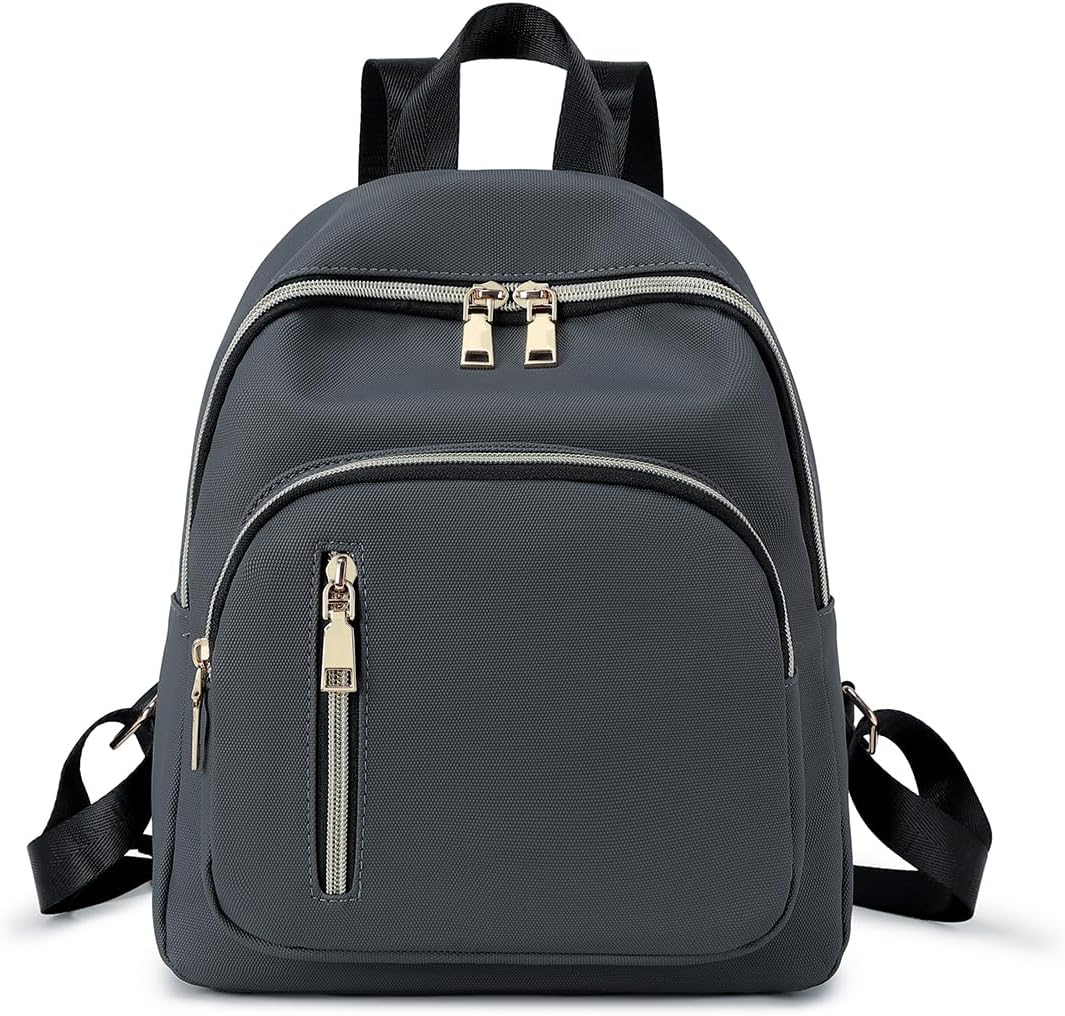 Women Mini Backpack Purse Water resistant Nylon Fashion College Bag Casual Daypack