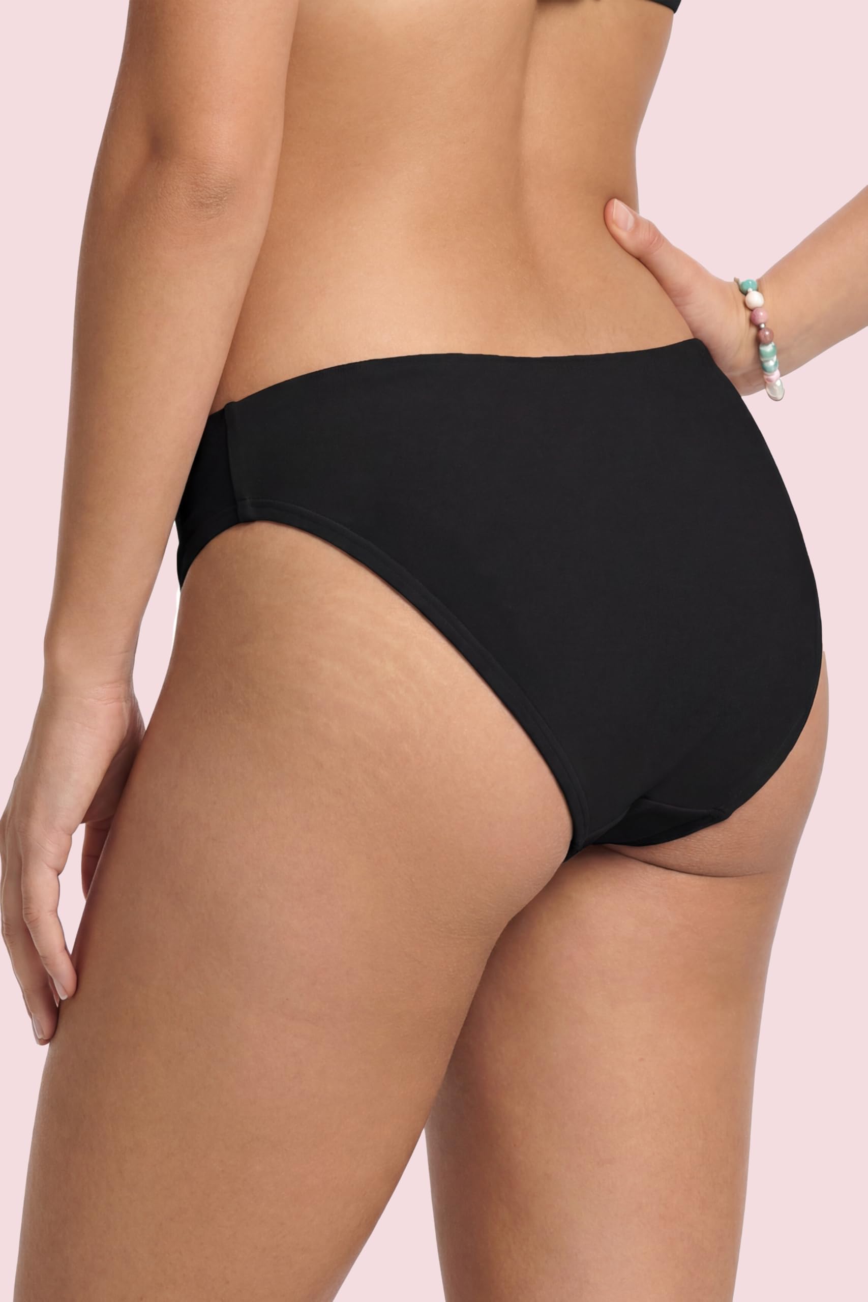 Damen Perioden Badehose Menstruations Badeshorts Leckdicht‌ Period Badeanzüge Quick Dry Bikini Bottoms für Teens