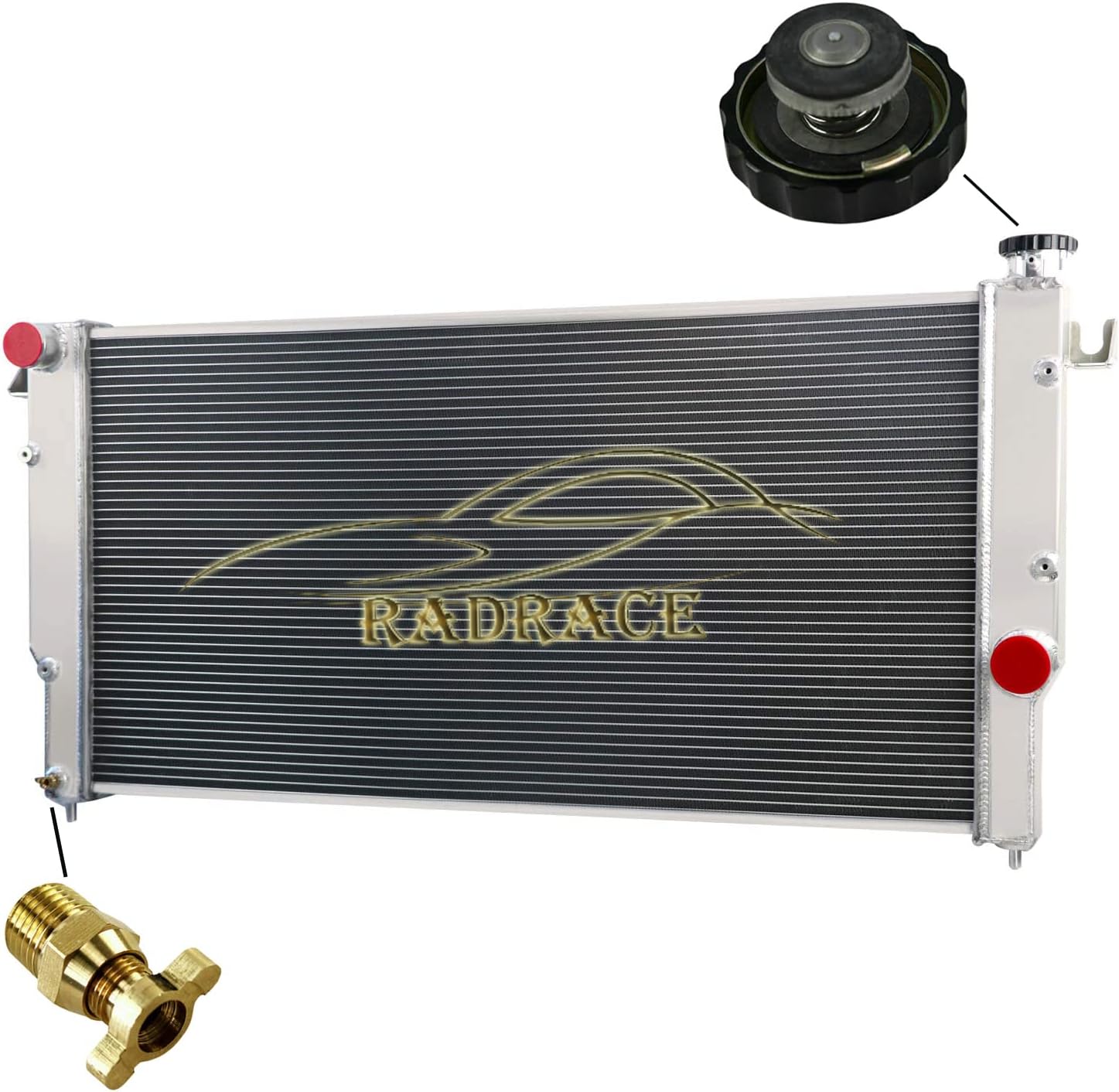 2 Row Aluminum Radiator For 1994-2002 Dodge Ram 2500 3500 5.9L L6 Cummins Diesel 1995 1996 1997 1998 1999 2000 2001 Radiators