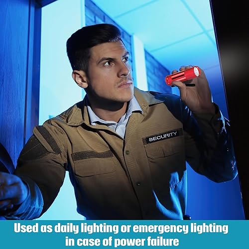 Miniatura 5 de VIHOSE 48 mini linternas a granel, luz flash de mano de aluminio brillante con cordón, pequeñas linternas LED para niños lectura nocturna de