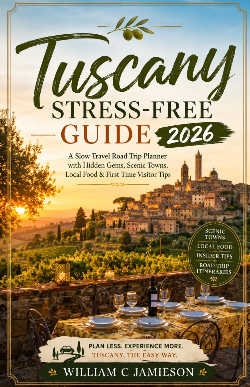 Tuscany Stress-free guide 2026: A Slow Travel Road Trip Planner with Hidden Gems, Scenic Towns, Local Food & First-Time Visitor Tips (Stress-free Travel guides)