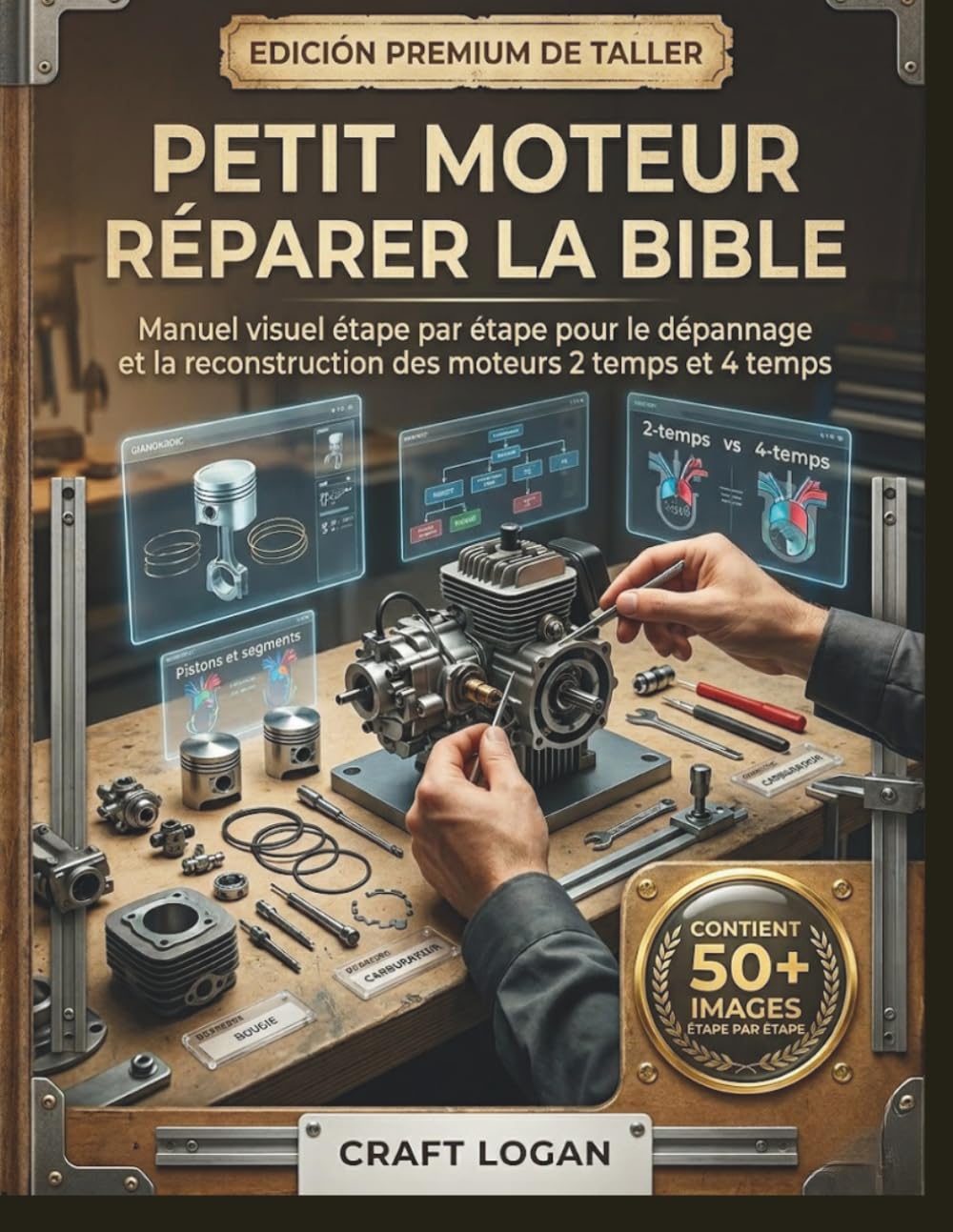Petit moteur Réparer la Bible: Manuel visuel étape par étape pour le dépannage et la reconstruction des moteurs 2 temps et 4 temps