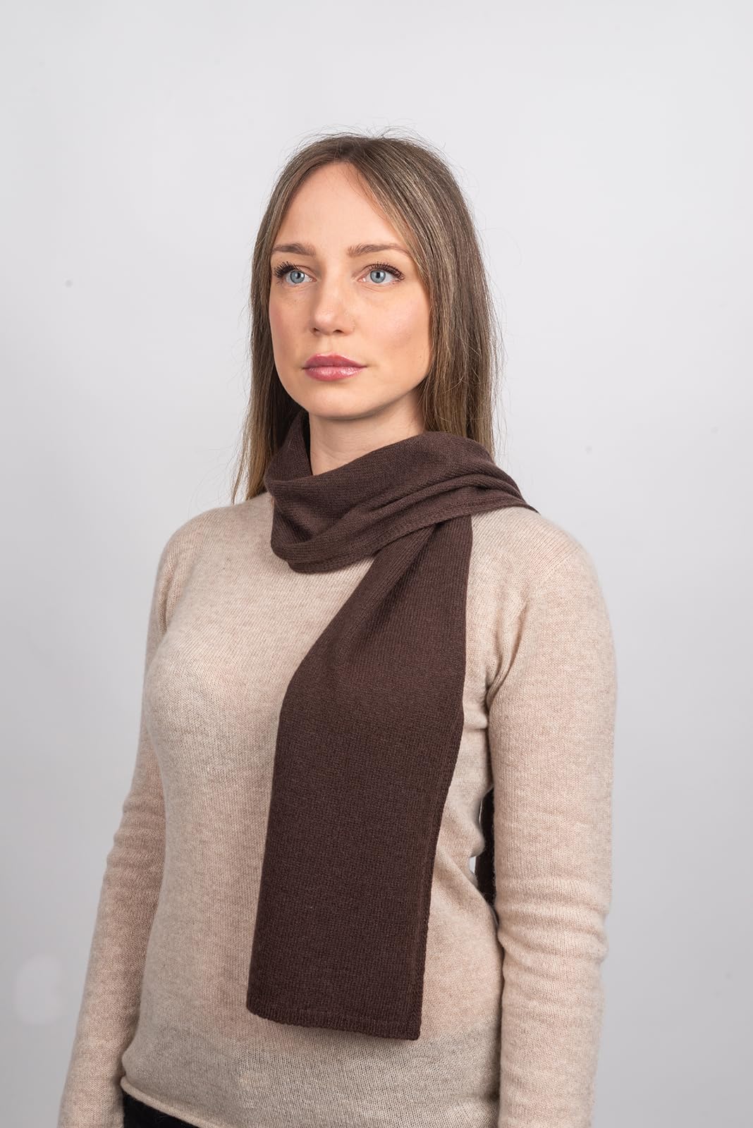 Dalle Piane Cashmere Damen Mini Schal 100% Kaschmir