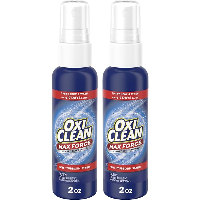 OxiClean Max Force Laundry Stain Treater Spray, 2 Fl Oz (2 Pack)