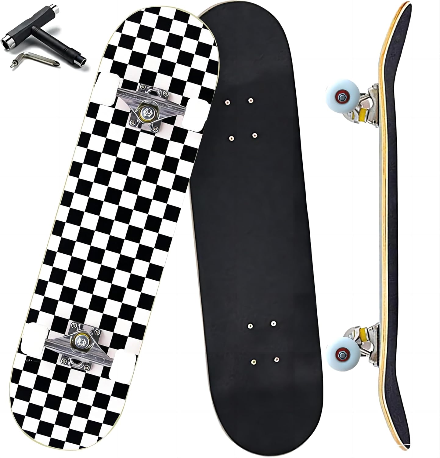 Pro Complete Skateboards for Beginners Girls Boys Kids Youths Teens Adults 31