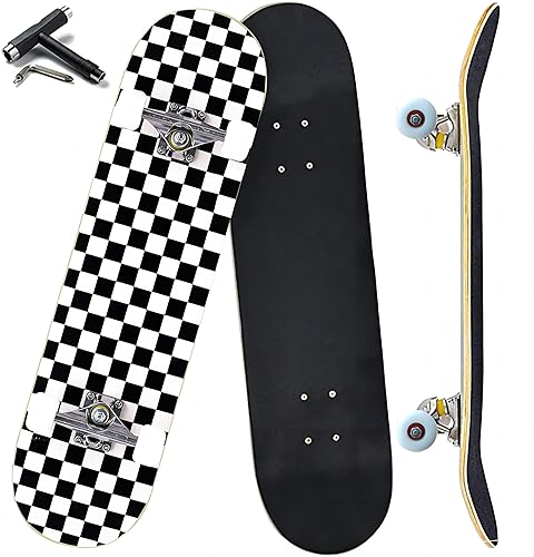 Pro Complete Skateboards for Beginners Girls Boys Kids Youths Teens