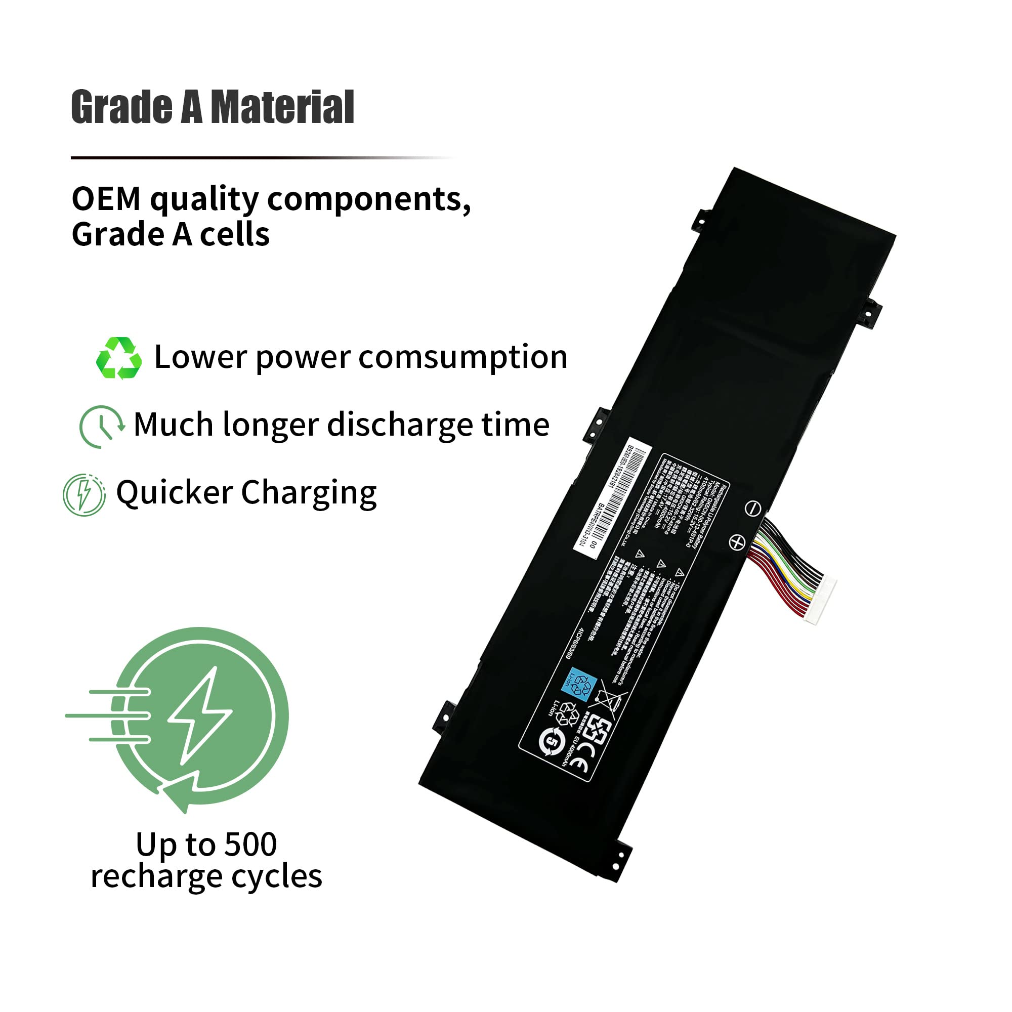 Amazon.com: INTIFO 15.2V 62.32Wh GK5CN-00-13-4S1P-0 Laptop Battery