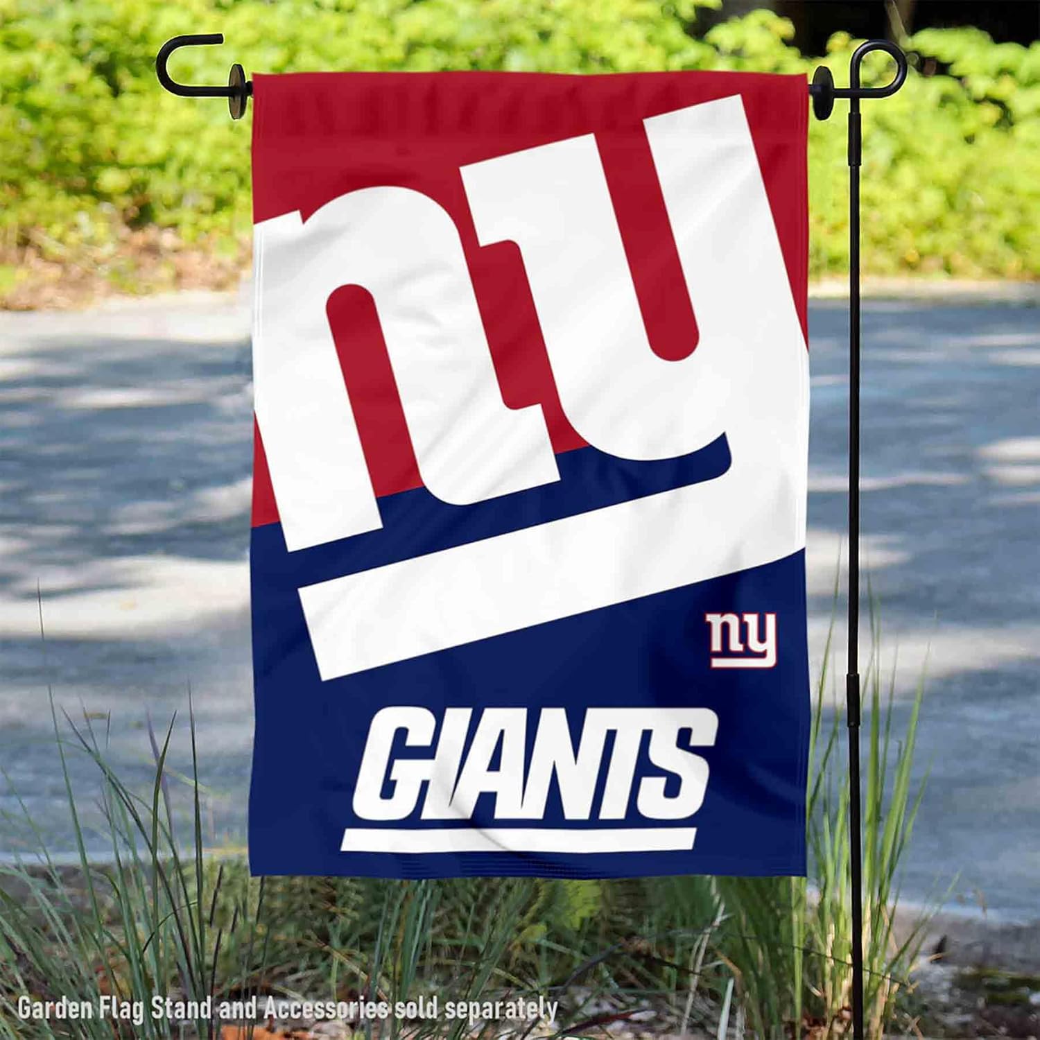 New York Giants Large Logo Double Sided Garden Banner Flag - Image 2