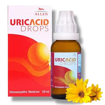 179 Allen Uric Acid Drops Homeopathic Medicine 30ml - Set of 1 Bottle