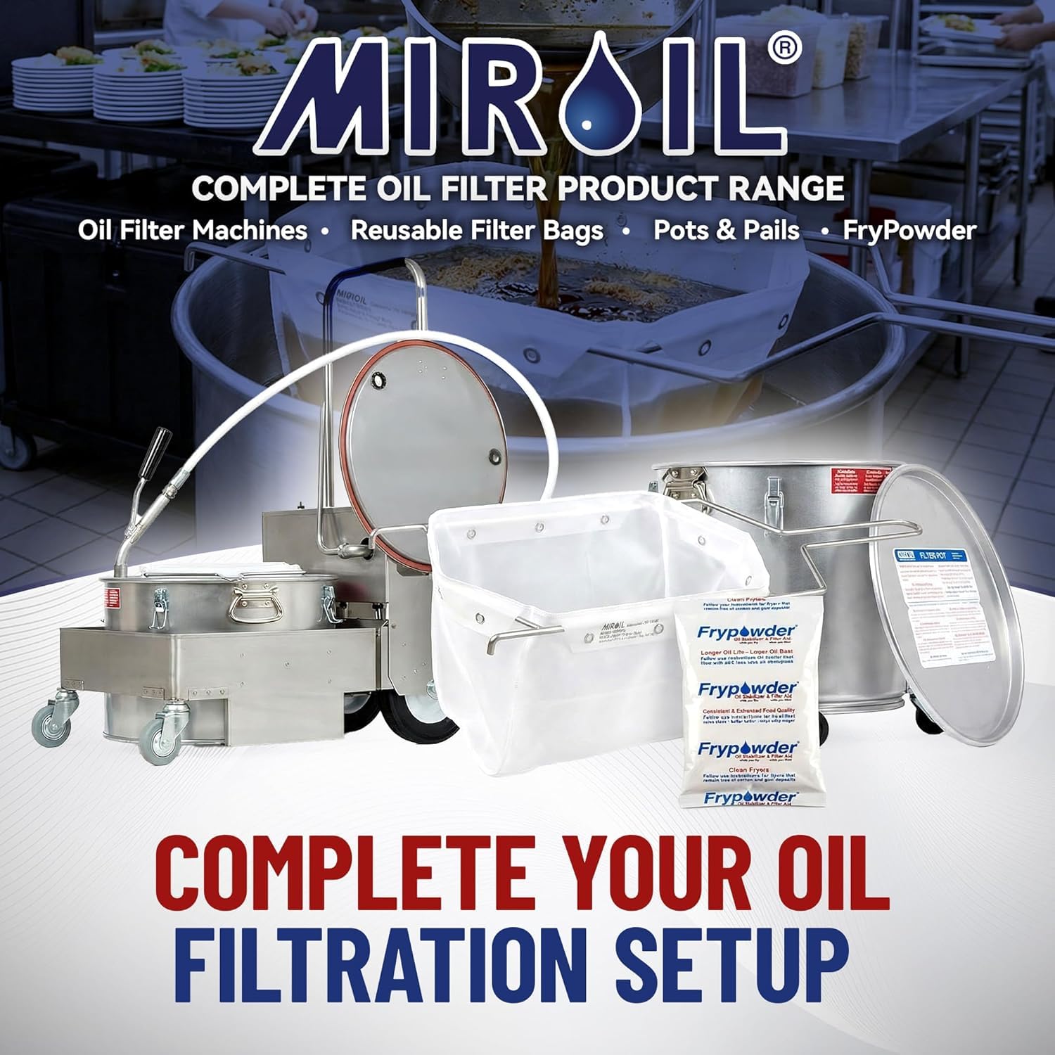 Miroil RB6PS Part 12852 EZ Flow - Bolsa de filtro para aspiradora