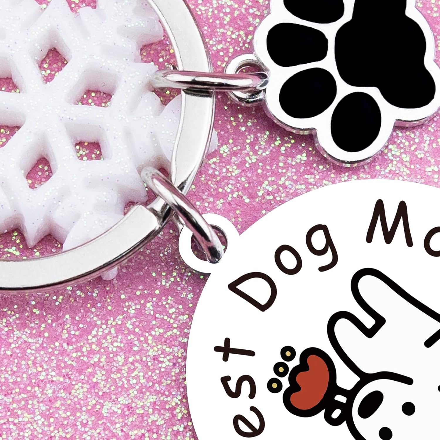 Dog Mom Gifts for Dog Lovers Best Dog Mom Ever Keychain Dog Themed Gifts for Women Dog Owner Gifts for Dog Mom Gag Gift for New Puppy Valentines Mother's Day Gift for Pet Dog Mama - Image 5