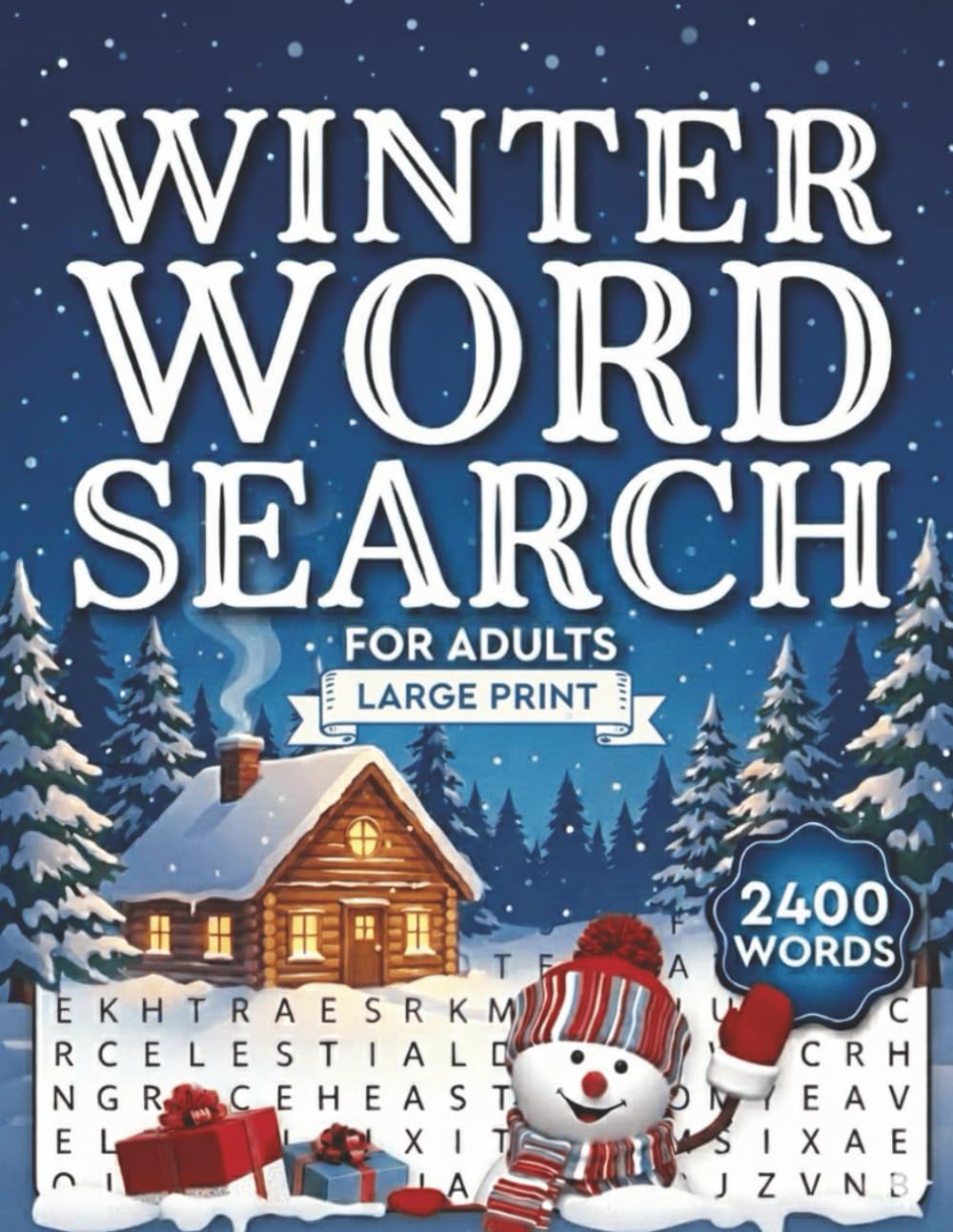 Winter Word Search for Adults: 100 Cozy Winter Word Search Puzzles in Large Print — A Relaxing Seasonal Challenge for Adults
