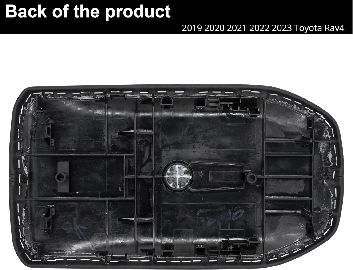 Center Console Lid Fit for Toyota Rav4 2019-2023 Front Console Armrest Replace Part # 58920-42010-C0 Material:PU+ABS