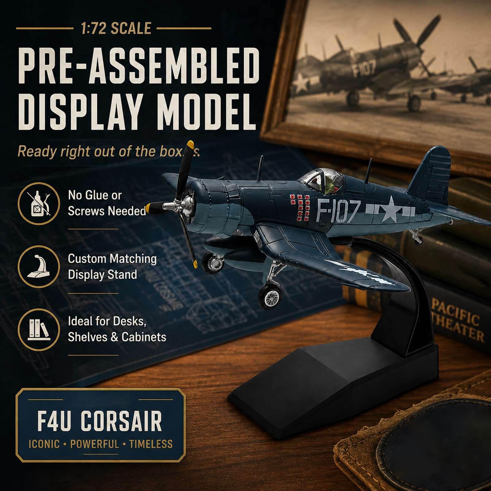 1:72 F4U Corsair myśliwiec model samolotu mini samolot hobby model zestaw