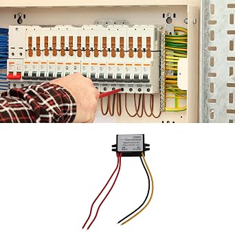 AC DC Converter, 5A AC 10-28V to DC 12V Step Down Volt Converter, Full Wave 12V Voltage Regulator Rectifier, IP67 Down Power Supply Module for Car Screens and Others