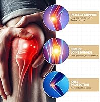 Vista 5 de Patellar Tendon Support Strap, Knee Pain Relief & Patella Stabilizer Knee Strap Brace Support for Hiking, Soccer, Basketball, Running, Jumpers Knee