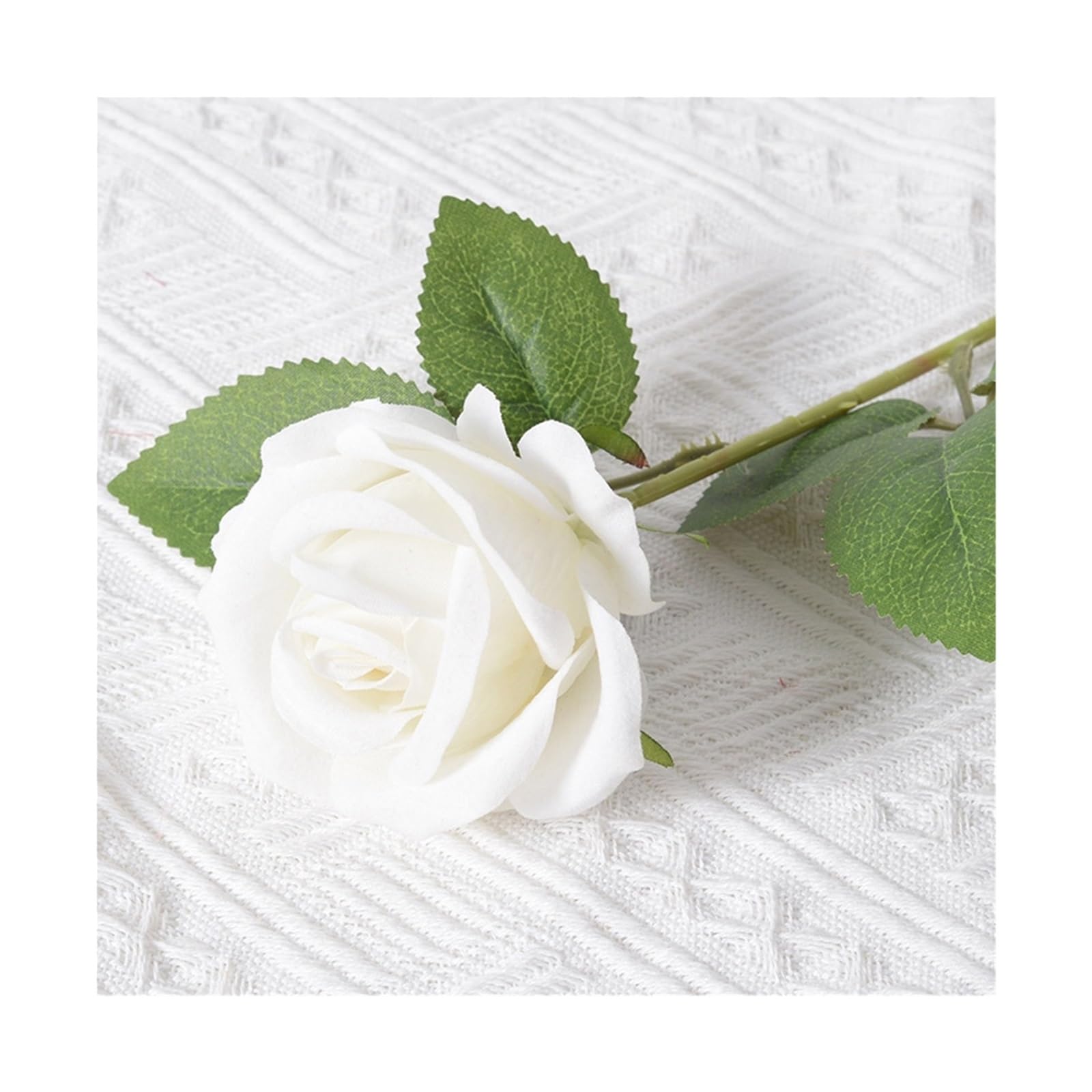 UBOHUZ 30pcs Roses Artificial Flowers Rose Flower Branch Red Realistic Fake For Wedding Home Decor for Wedding Bridal Bouquet(Color 6)