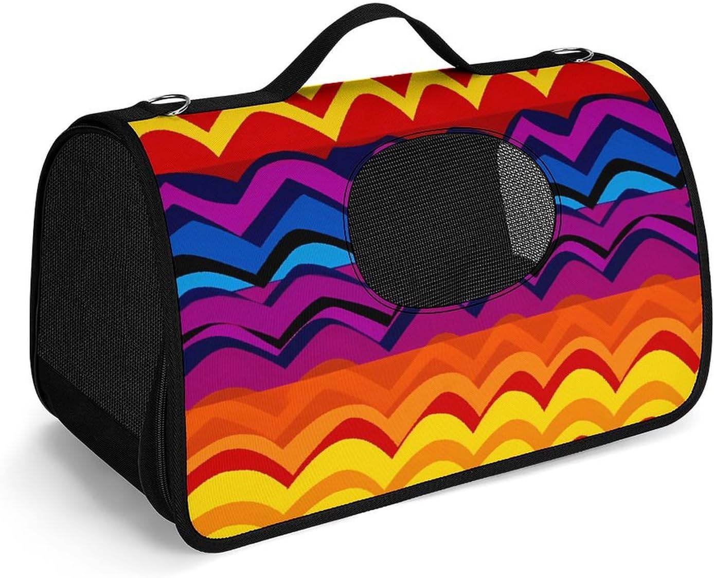 Pet Handbags, Pride Rainbow Pattern Printed Pet Handbags,folding Pet Bags,new Pet Handbags,universal Pet Handbags, 45X26X23.5cm