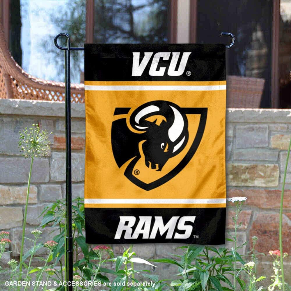 College Flags & Banners Co. Virginia Commonwealth Rams Garden Banner Flag - Image 2
