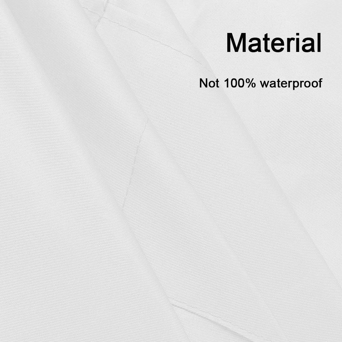 Total 6PCS White Apron for Women Adult Unisex Plain Color Bib aprons with 2 Front Pockets Washable Chef Aprons for Cooking Baking Kitchen Restaurant Crafting - Image 4