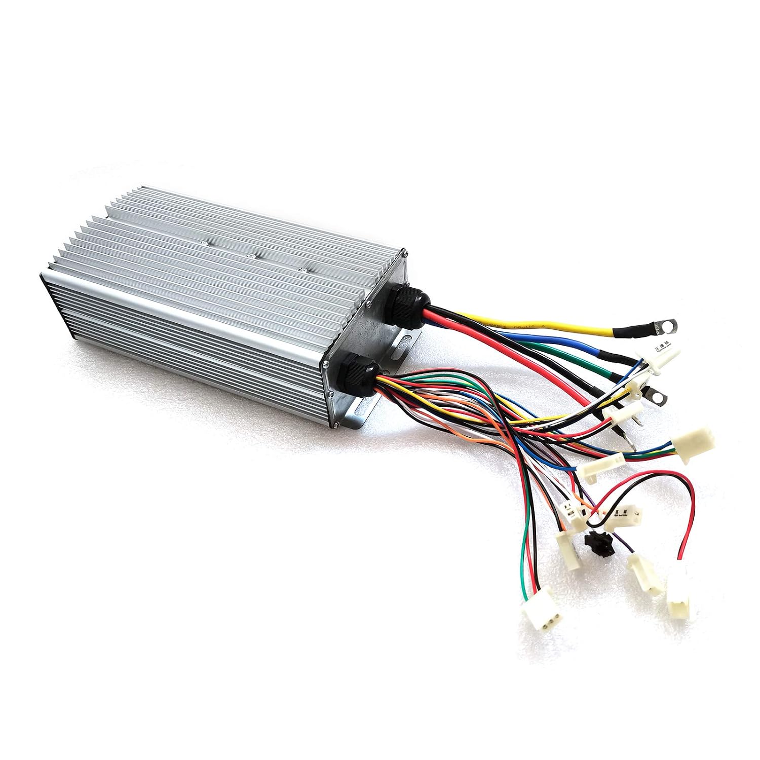 3000W Brushless Motor Kit, 72V High-Speed BLDC Brushless Motor Kit with 24WF Mosfet 80A Controller and 1 Pair Handlebar Throttle