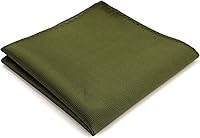 Fortunatever Men's Solid Pocket Square Handkerchief 12x12 Inch - Handmade 100% Microfiber for Weddings, Suits & Formal Wear