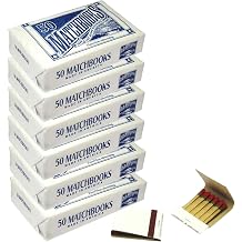 300 Matchbooks, White, for Wedding Birthday Wholesale, Made in America 6 Packs of 50