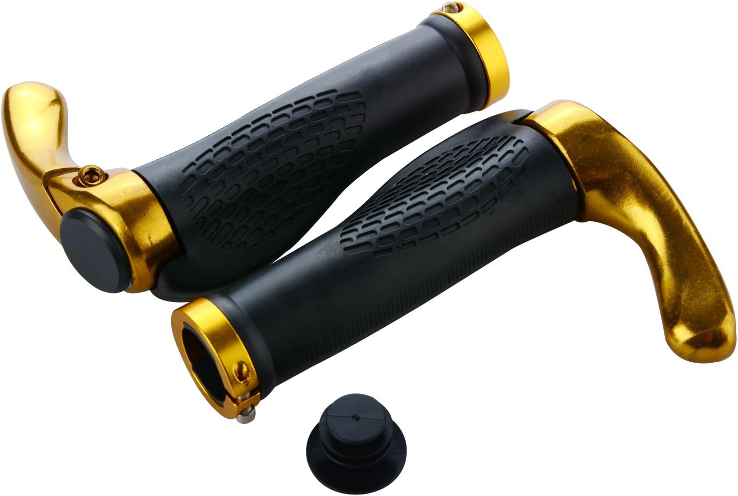 Humefor 1 Pair Bicycle Handlebar Grips Ergonomic Horns Handlebar for Mountain MTB Bike
