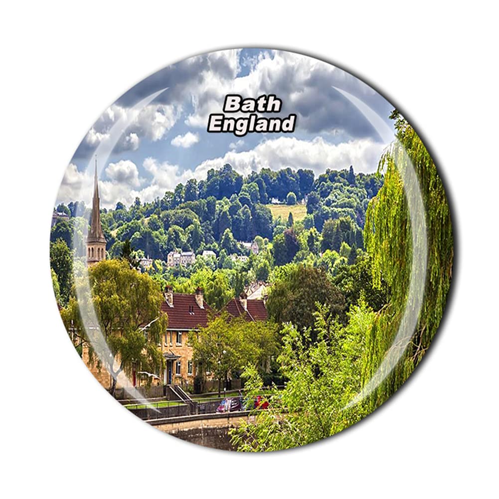 Bath Somerset England Fridge Magnet Souvenir Gift Crystal Magnetic Sticker Collection