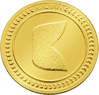 Kalyan Jewelers 8 grams 22K (916) Purity Gold Coins - BIS Hallmarked - Rose