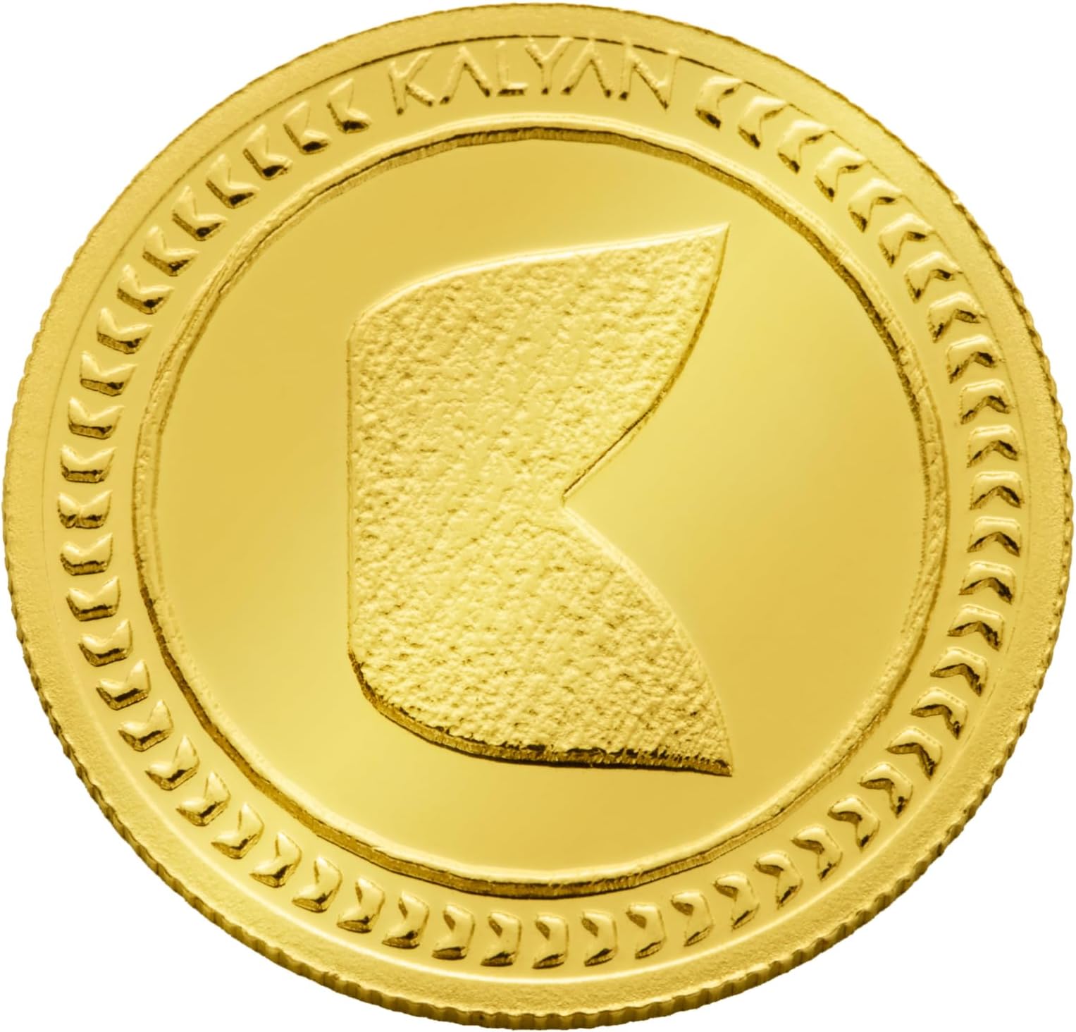 Kalyan Jewelers 8 grams 22K (916) Purity Gold Coins - BIS Hallmarked - Rose