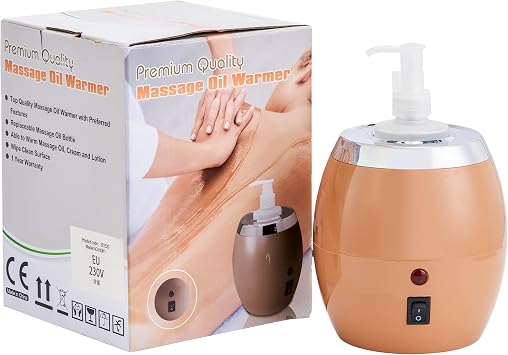 Master Massage Golden Touch Single Bottle Massage Oil Warmer-Professional Lotion Heater- Original Design Massage Cream Heating Device-One Dispenser Heating Furnace