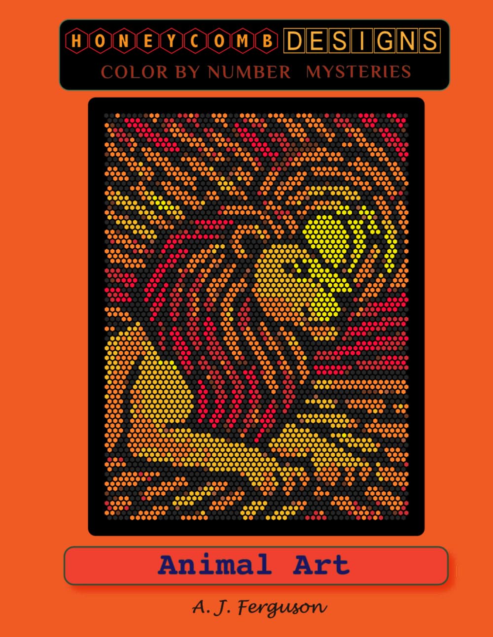 Animal Art Color by Number Book - Premium paper