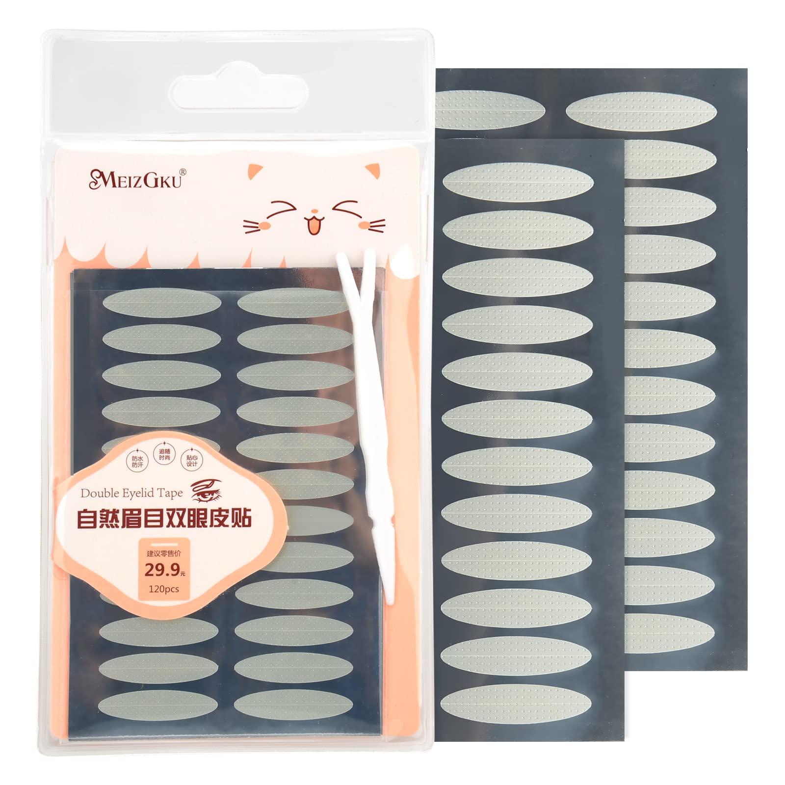 Invisible Eyelid Tape, Breathable One-sided Sticky Eyelid Lift Sticker, Self-adhesive Fibre Eyelid Lift Strip, Instant Eyelid Lift Without Surgery Perfect for Saggy Hooded Droopy Eyelid