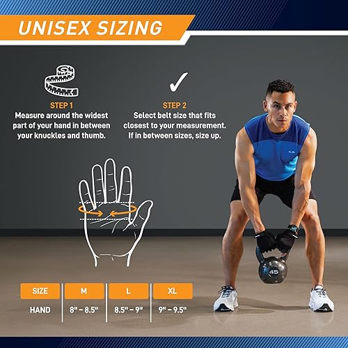 Miniatura 2 de MARCY apex - Guantes de entrenamiento acolchados de cuero con pestañas para hombres y mujeres, guantes de ejercicio para levantamiento de pesas,