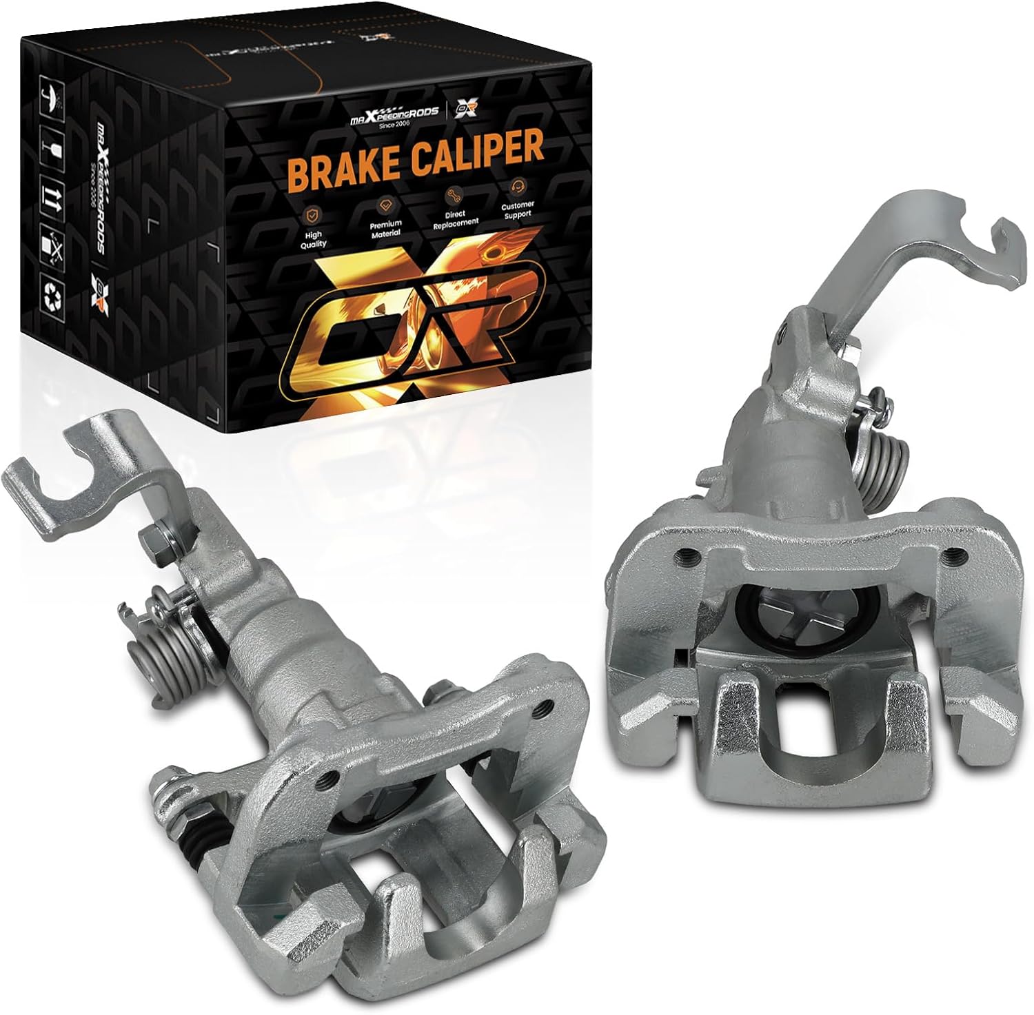 maXpeedingrods 19-B2069 19-B2068 Rear Left and Right Disc Brake Caliper Assembly Compatible With Honda Accord 1998-2007, for Acura TSX All Models 2004-2008