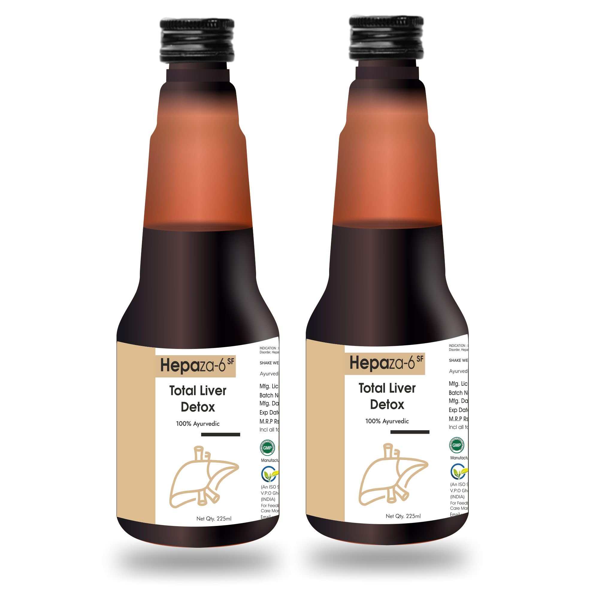 Le-vanza Food & Herbals Hepaza-6 Liver Detox Syrup Liver Tonic Fatty Liver Tonic Liver Cleanse Tonic Liver Detox Ayurvedic Herbal Liver Detox Supplement 225Ml (Pack Of 2) (B095M18LGY) Amazon Price History, Amazon Price Tracker