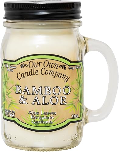 Miniatura 47 de Nuestra propia empresa de velas Candela aromática de calabaza y especias en tarro Mason de 13 onzas