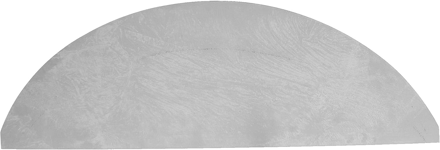 HECASA Steel Round Single Axle Trailer Fender and Fender Back Fits 14” to 16” Diameter Wheels - 32” x 9” x 15”