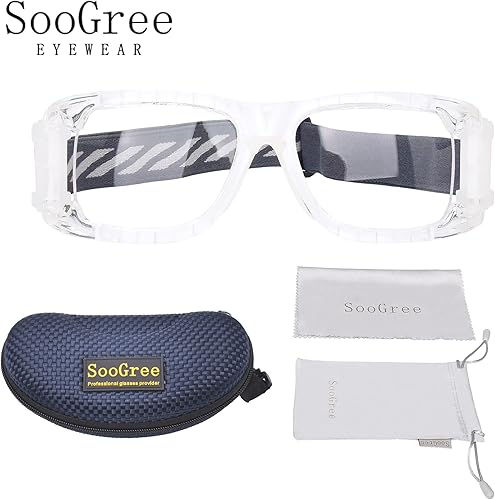 Miniatura 8 de SooGree Gafas deportivas de baloncesto para hombres y mujeres, gafas de seguridad, gafas de deporte, antivaho y choque de colisión