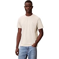 Calvin Klein Uomo T-Shirt Maniche Corte Badge Jersey Classic Tee in Cotone