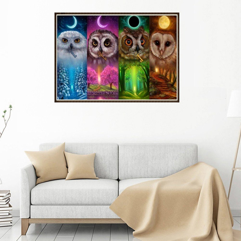 Yeesam Art - Kit per pittura a mosaico con strass, 30 x 40 cm, fai da te in 5D, per adulti, bambini, principianti, cristalli a punto croce (presepi