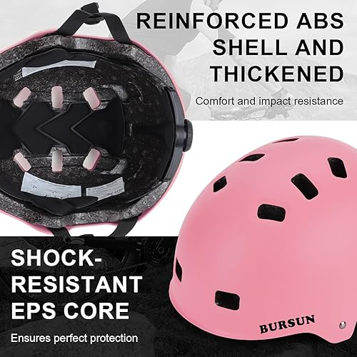 Miniatura 10 de Skateboard Bike Helmet for Kids Youth & Adults -Lightweight, Adjustable Multi-Sport Skateboard Scooter Bicycle Roller Skate Inline Skating